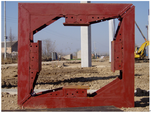 方形墩柱交底资料下载-方形抱箍在灌河大桥引桥盖梁施工中的应用