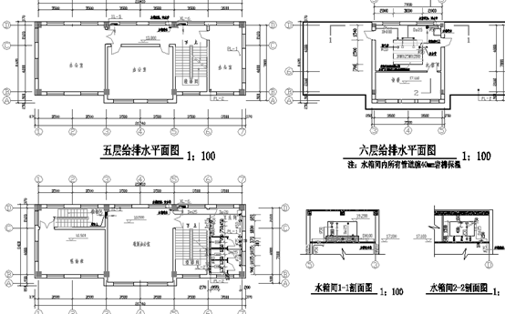 某学校教学楼给排水、暖通设计图_4