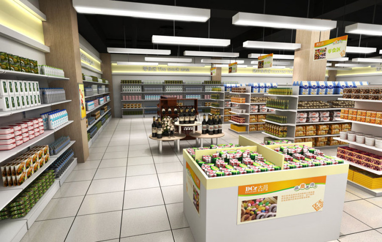 (原创）超市商店设计案例效果图-超市6.jpg