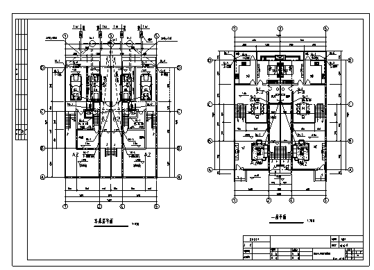 温室大棚电气设计图资料下载-10套双拼别墅给排水电气设计图(2)