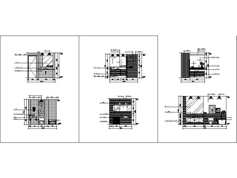 垂钓台CAD设计图资料下载-20余套台盆立面设计图