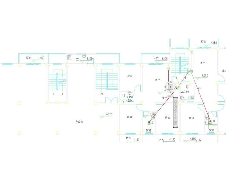 广东商住楼电气设计资料下载-多层商住楼电气设计图纸