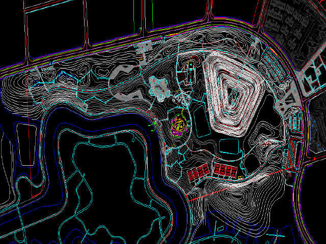 综合公园CAD图资料下载-公园滑板广场施工图设计27张CAD