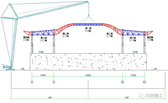 技术分享！大跨度拱形钢结构施工技术研究_11