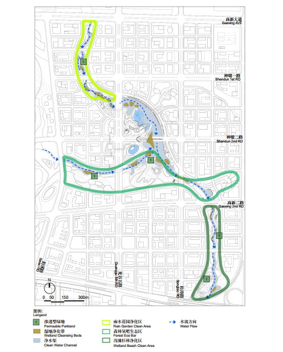 [湖北]滨水山地复合型立体化CBD中央城市公园景观设计方案（2017最新）-生态净化区设计详图