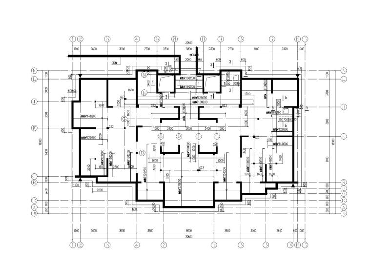 新中式古典风格住宅楼图资料下载-34层超高层剪力墙结构住宅楼全套施工图