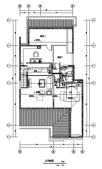 建筑户型平面图跃层资料下载-[北京]跃层户型精装样板间室内设计施工图(含效果图)