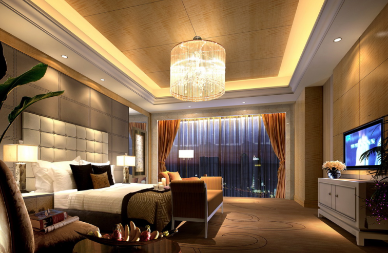 [北京]全套五星级商务酒店设计CAD施工图（含效果图）-【北京】全套五星级商务酒店设计CAD施工图（含效果图）效果图