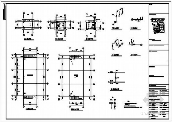 水泵房系统图dwg资料下载-[苏州]某小学门卫及水泵房图纸