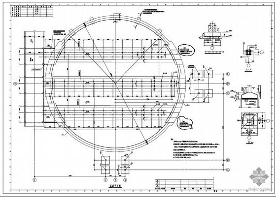 水泥厂建筑图资料下载-郑州某5000t/d熟料水泥厂熟料库图