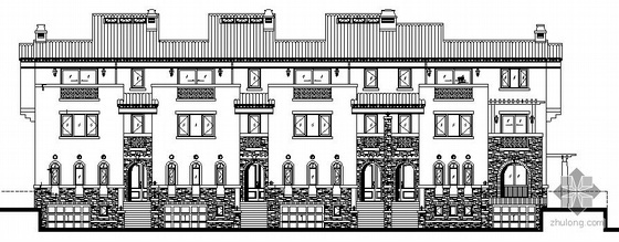 中式建筑结构水电施工图资料下载-[嘉兴市]某联体别墅建筑结构水电施工图