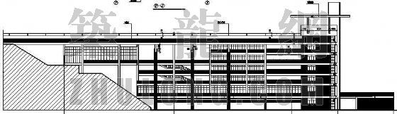 7层综合楼建筑设计图纸资料下载-某带有屋顶运动场的综合楼建筑设计方案