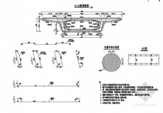 端横梁一般构造资料下载-匝道工程箱梁普通钢筋构造节点详图设计
