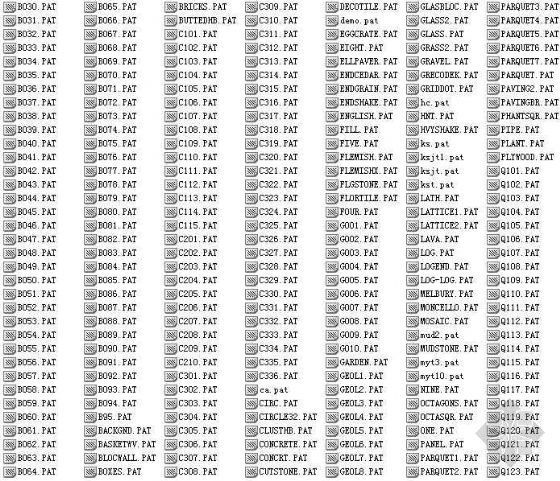 园林cad填充图案下载资料下载-CAD578种岩石花纹填充图案