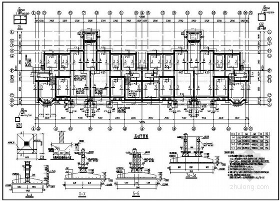 7层砖混住宅资料下载-巢湖市某6层砖混住宅结构设计图（7号楼）