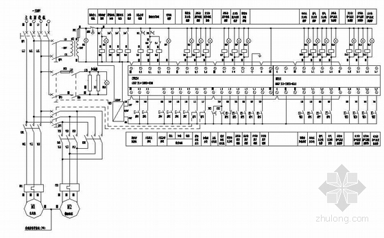 电梯PLC电气原理图资料下载-压缩机PLC控制原理图