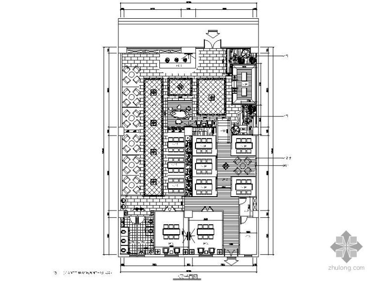 家庭茶艺室效果图资料下载-[中式]茶艺楼设计施工图（含效果）