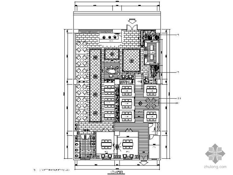 茶艺馆CAD施工图资料下载-[中式]茶艺楼设计施工图（含效果）