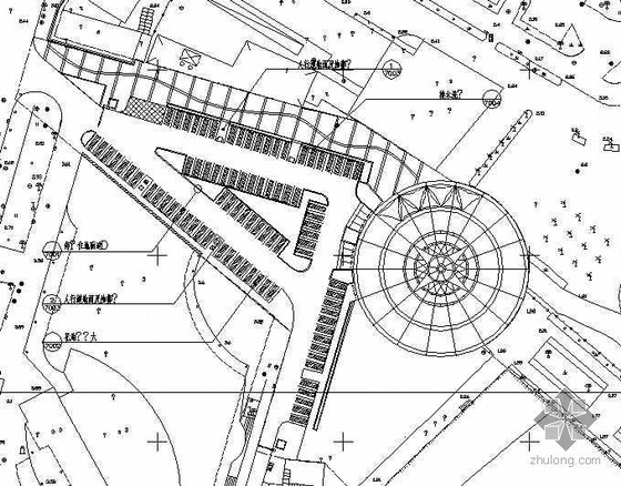 停车场专项设计资料下载-[深圳]某商务区停车场工程景观设计施工图