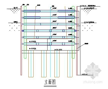 水中钢板桩围堰计算软件资料下载-[湖北]铁路特大桥水中钢板桩围堰设计计算书
