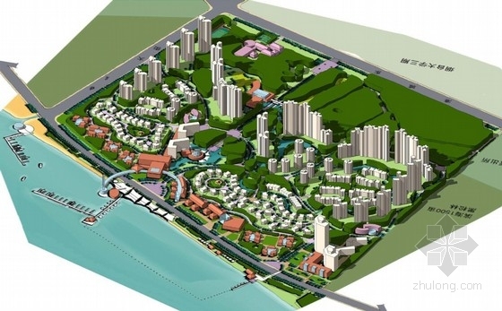 居住社区中心设计方案资料下载-[山东]大型住宅区规划及单体设计方案文本(含两个方案 知名建筑设计)
