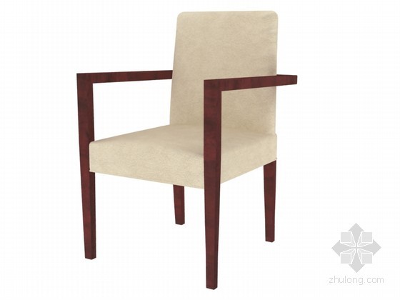 座椅3D模型下载资料下载-欧式座椅3D模型下载
