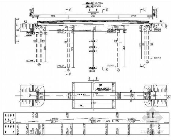 钢箱梁天桥设计图资料下载-[河南]变截面连续箱梁天桥设计图（全套）