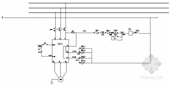 常用电气原理图资料下载-建筑电气常用皮带机控制原理图