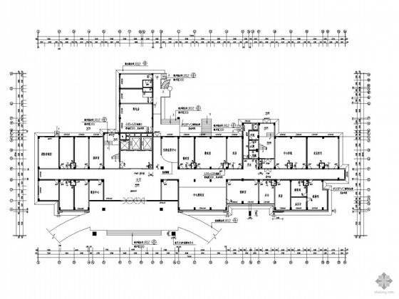 [乐山]某武警医院十三层住院楼建筑方案扩初图-3 