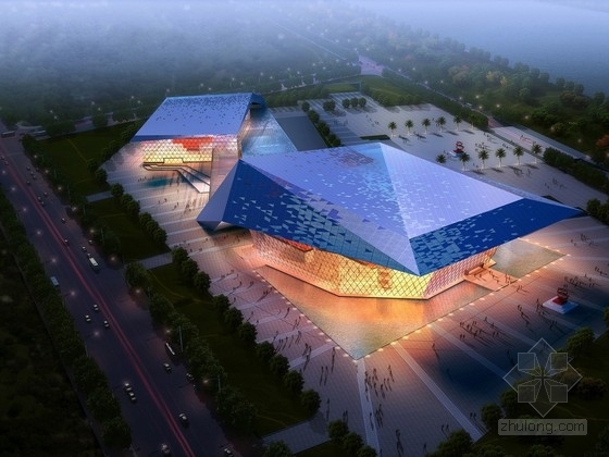 四馆一中心文本资料下载-[山东]某4层文化中心建筑方案文本(含ppt）