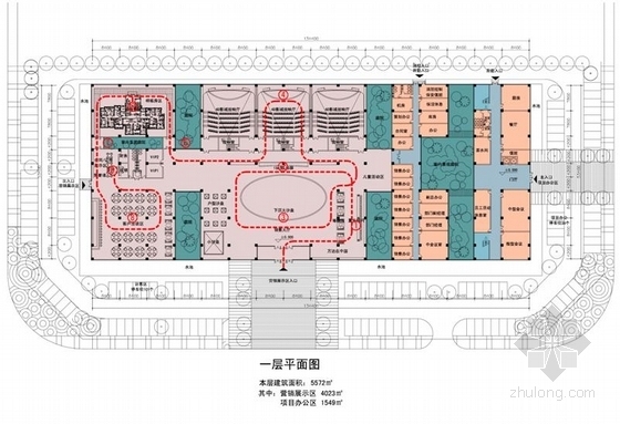 [安徽]两层现代风格钢框架知名地产售楼处建筑设计方案文本（附估算-两层现代风格钢框架知名地产售楼处建筑分析图