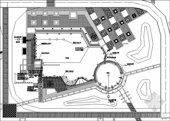 高层住院楼设计方案图纸资料下载-深圳某游泳池设计方案图纸
