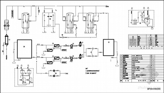 锅炉水处理施工方案资料下载-某电厂锅炉水处理图纸