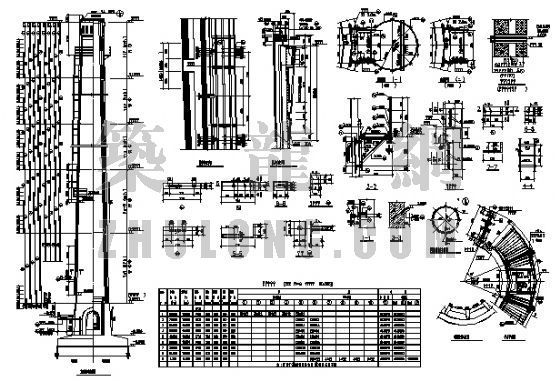烟筒结构施工图资料下载-某烟囱结构施工图
