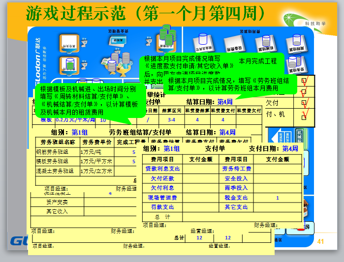 广联达工程项目管理沙盘课程-过程示范（