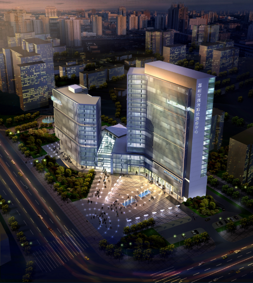 动力中心建筑设计方案资料下载-惠州市规划建设服务中心建筑设计方案（方案及施工图）