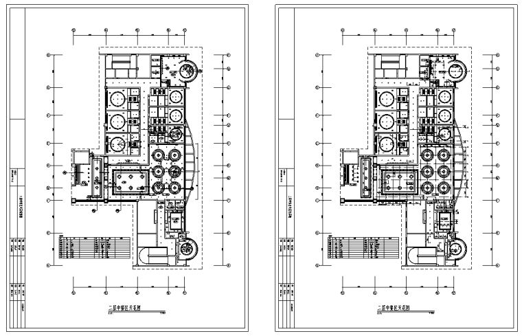 2018室内装修图资料下载-某1000平米中餐厅室内装修装饰设计竣工图（90张）