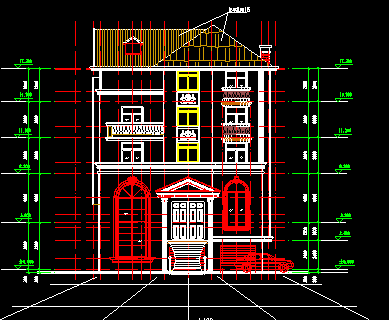 错层风格别墅资料下载-错层别墅建筑结构施工图