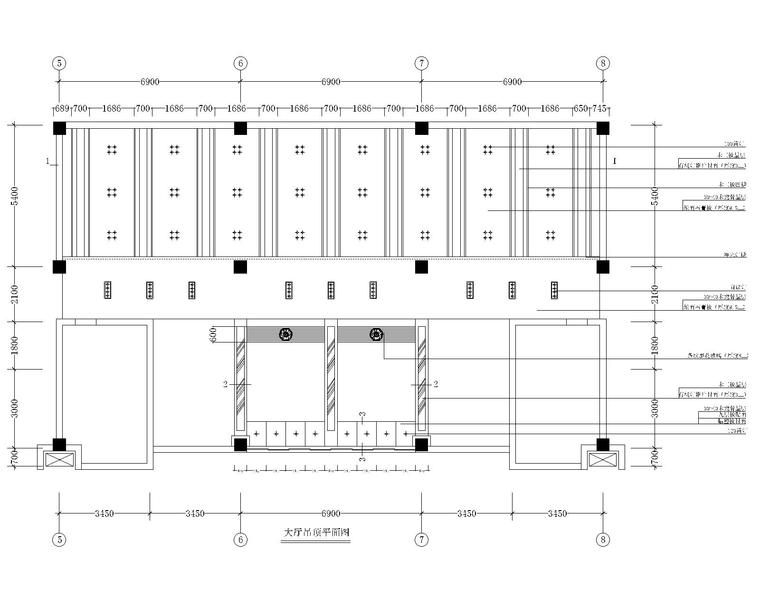 室内电路施工图纸资料下载-某办公楼室内装修全套施工图纸