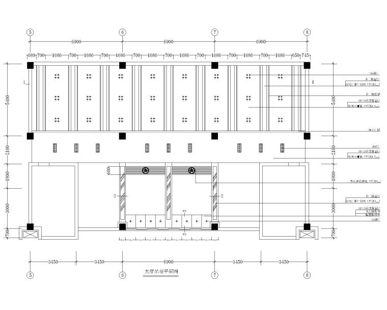 办公空间全套施工图纸资料下载-某办公楼室内装修全套施工图纸