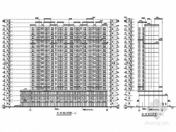 18层高层住宅施工图资料下载-9600平18层剪力墙结构高层住宅结构施工图（含建筑图）