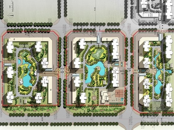 绿色文本资料下载-[河南]绿色宜居住宅区规划设计方案文本
