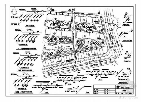 建筑小区室外给排水施工图资料下载-河北某小区室外给排水施工图