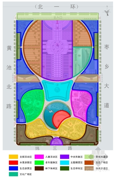 [河南]城市广场景观规划设计方案-功能分析