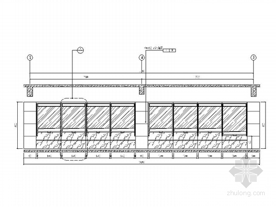 [沈阳]3级甲等重点医院门诊楼室内设计CAD施工图-[沈阳]某省会3级甲等重点医院门诊楼室内设计立面图