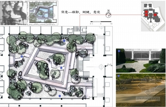 [天津]中式风格五星级酒店景观设计方案（著名事务所）-印象写意平面图