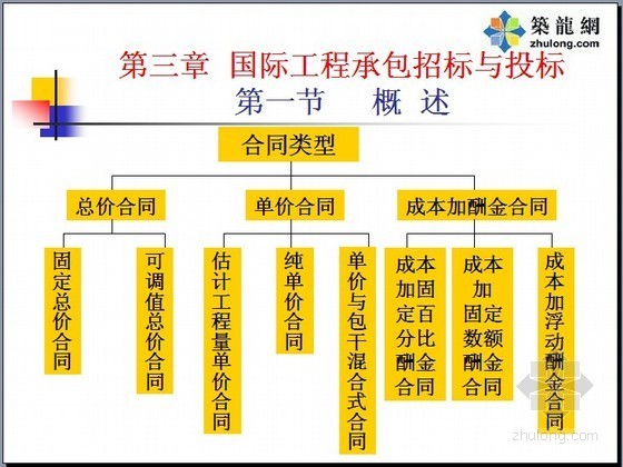 招标与投标的案例资料下载-国际工程承包招标与投标及案例分析