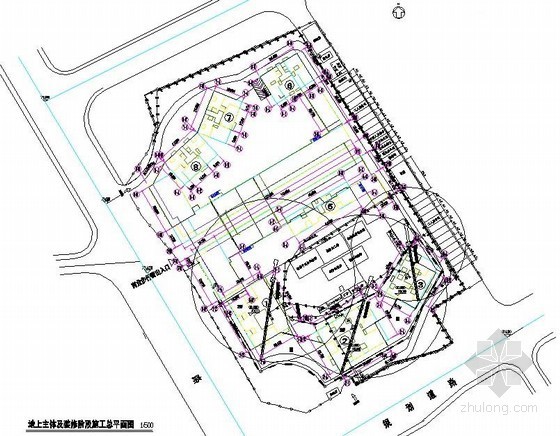 住宅施工组织平面图资料下载-[云南]高层住宅施工组织设计(现场平面图)