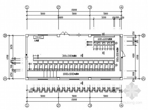 10kV配电线路设计图纸资料下载-10KV配变电房工程典型设计图纸