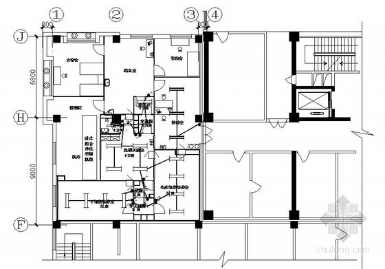 医院实验室改造资料下载-辽宁某医院实验室强电施工图